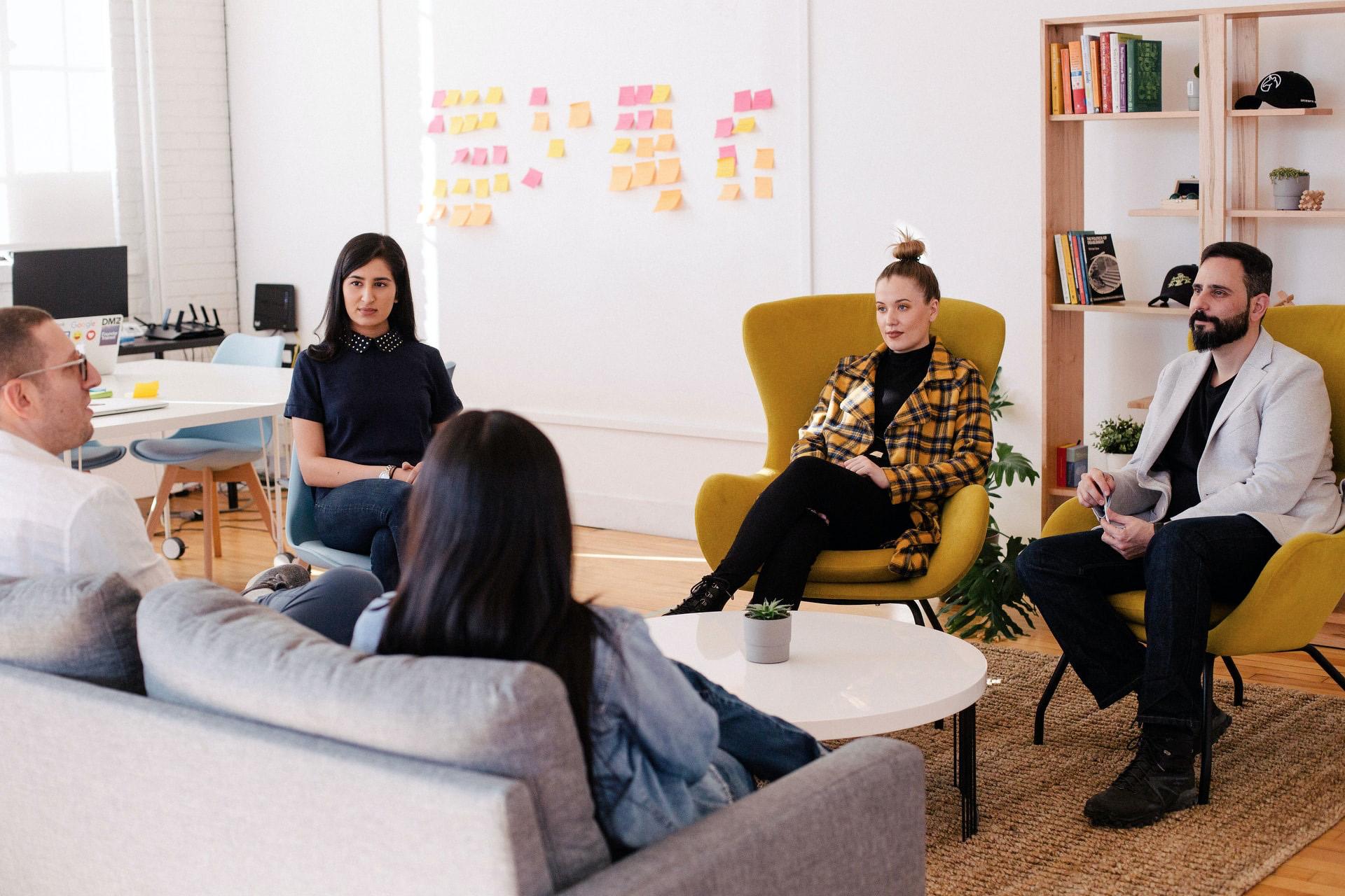 Business and design teams work in support of each other's goals.