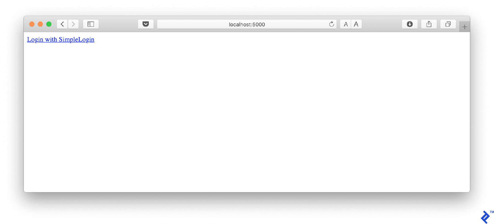 Login with SimpleLogin