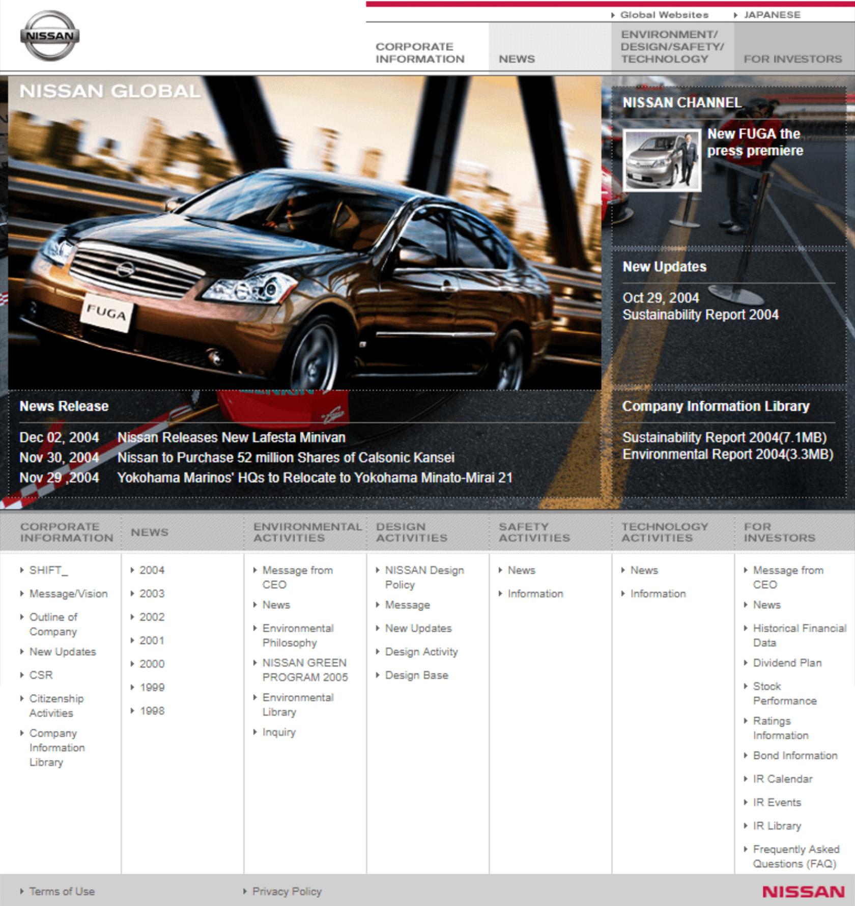 Minimalist web design