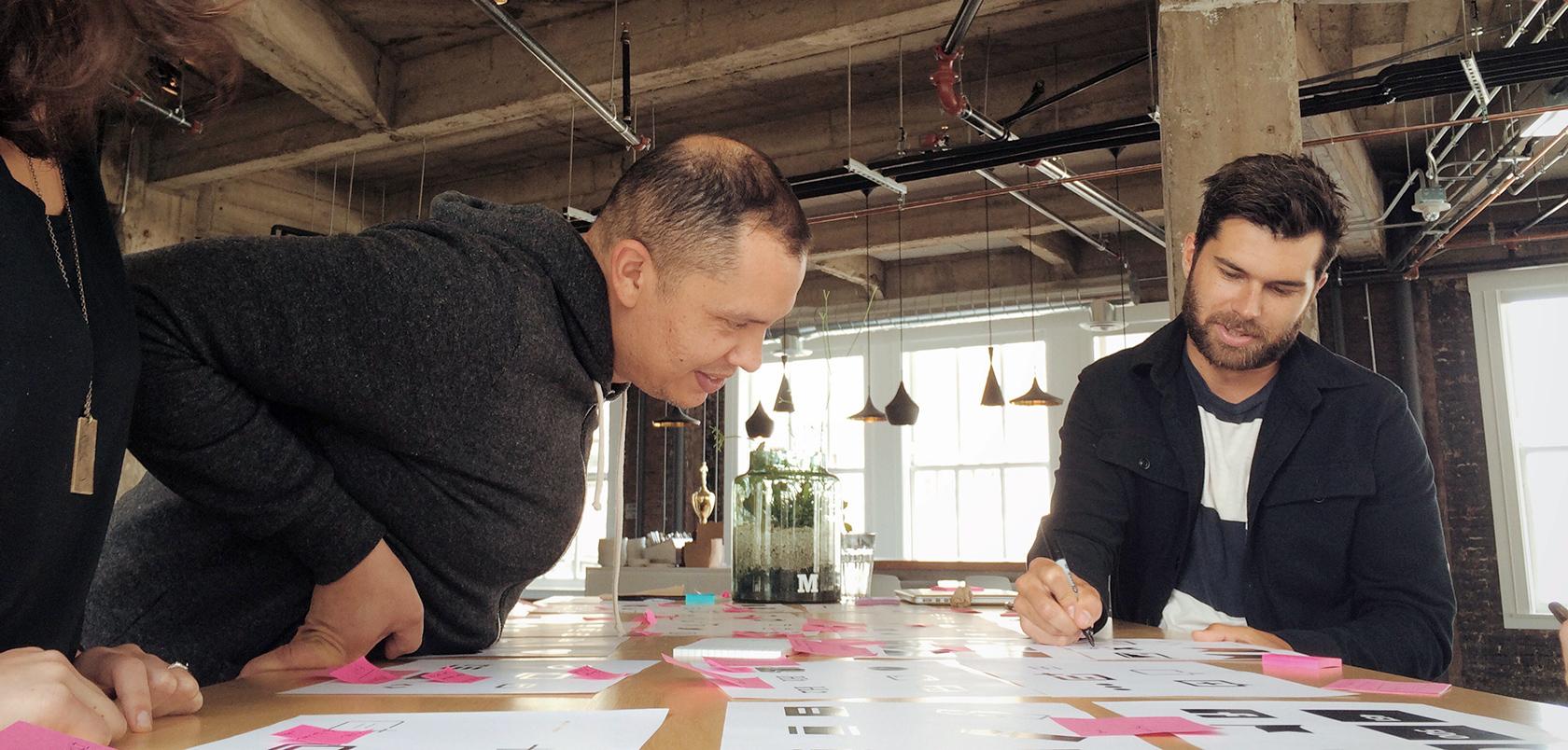 Design critique at work.