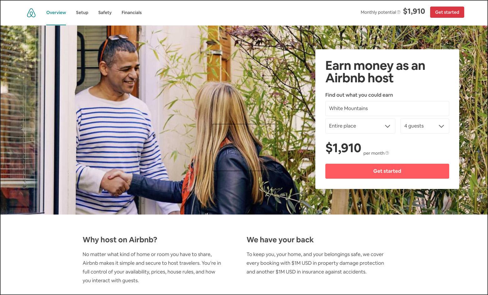 great landing page design: images of real people perform better