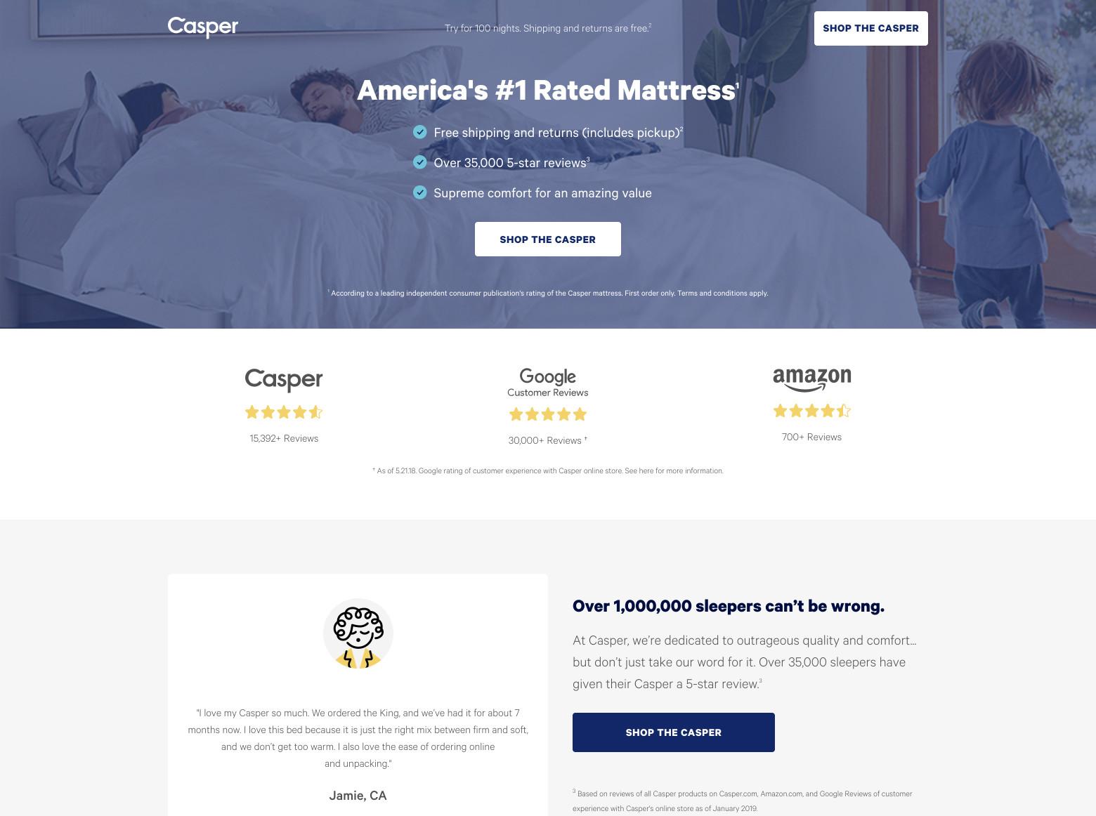 landing page content should include social proof
