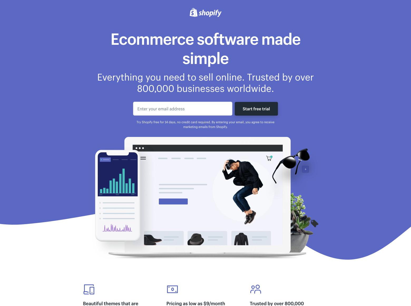 a simple landing page is more effective