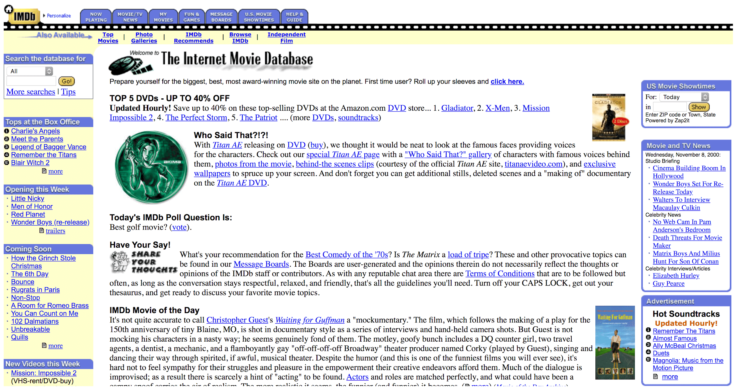 Without innovative design, the web would still look like this.
