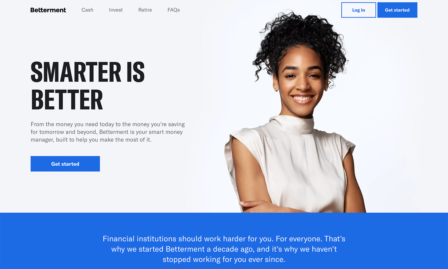 High-converting landing page