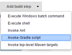 Invoke Gradle Script