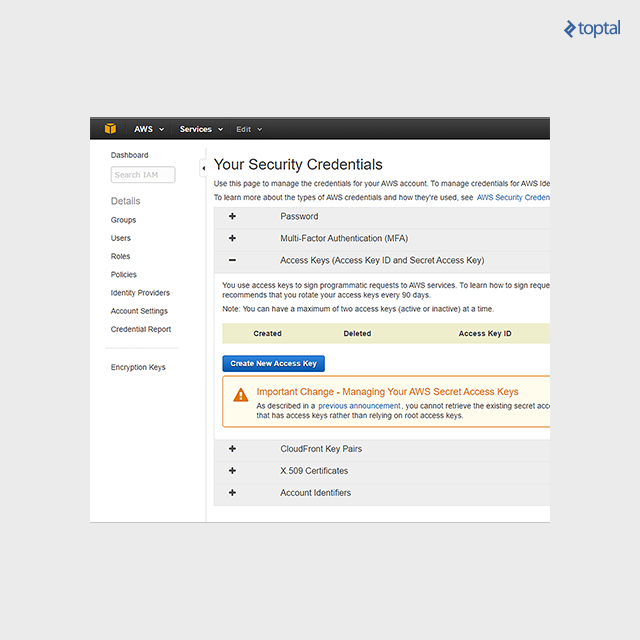 AWS Security Credentials