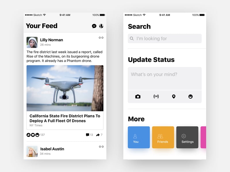 Mobile Newsfeed