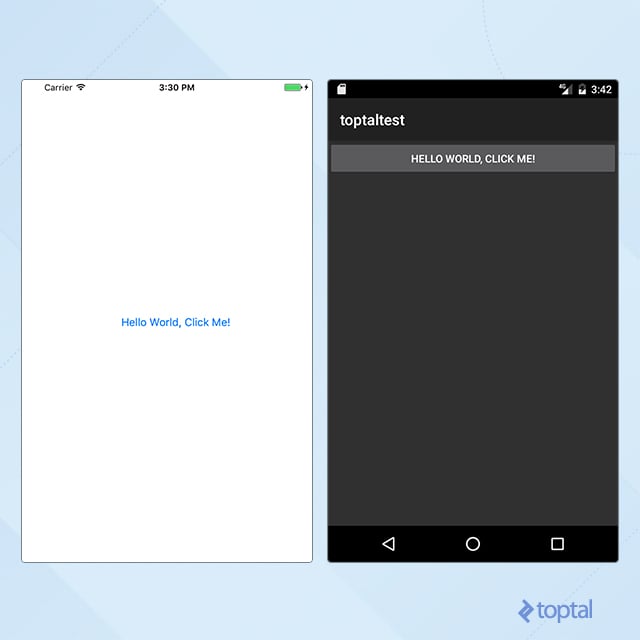 Hello World, Click Me!