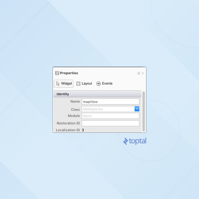 Naming Map View component