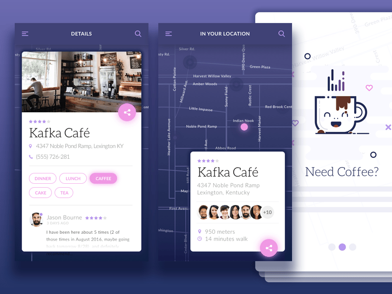 Testimonial page design