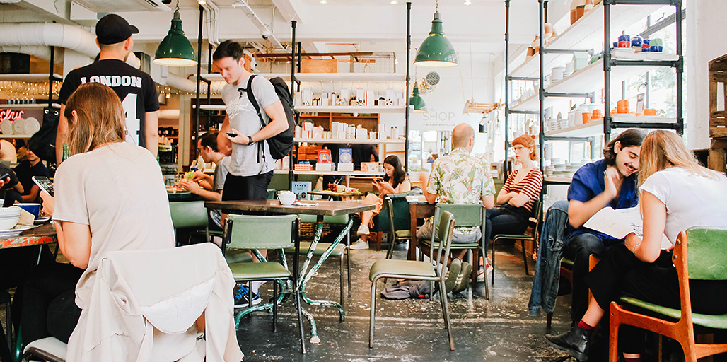 Guerilla user testing in cafes