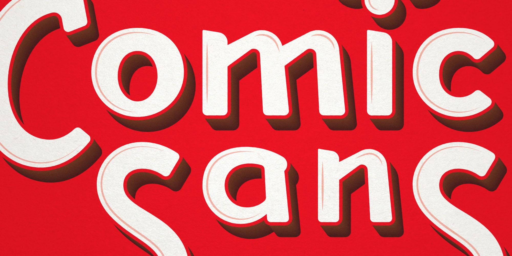 Comic Sans reborn: Closeup