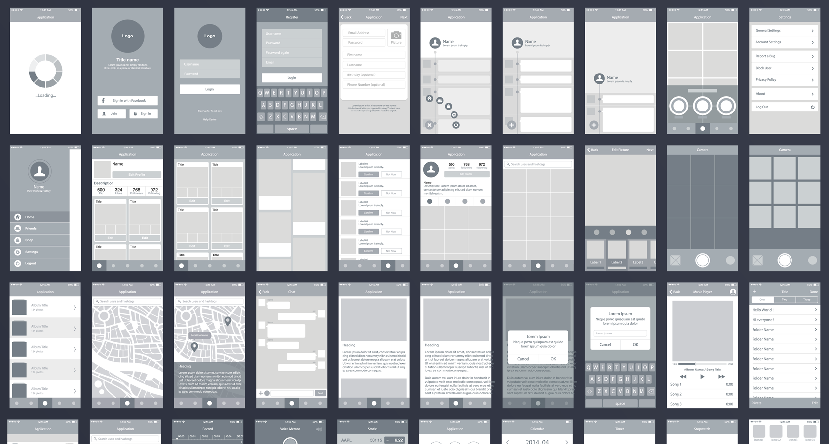 Death to Wireframes - Mobile wireframing example