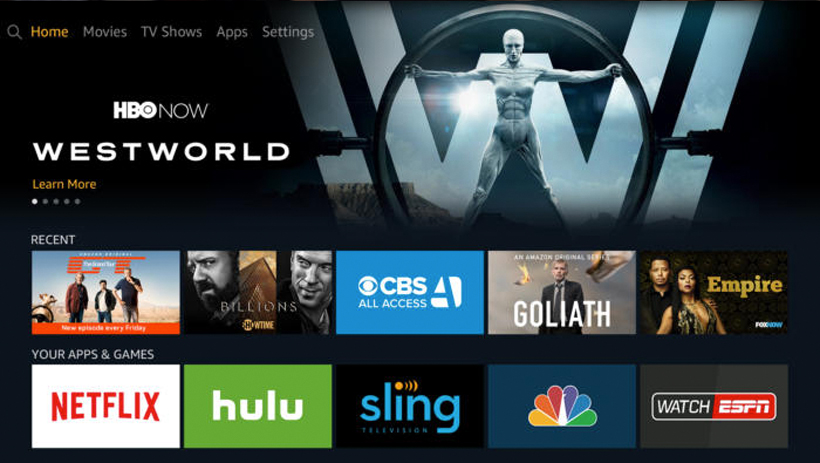 HBO TV UI Design