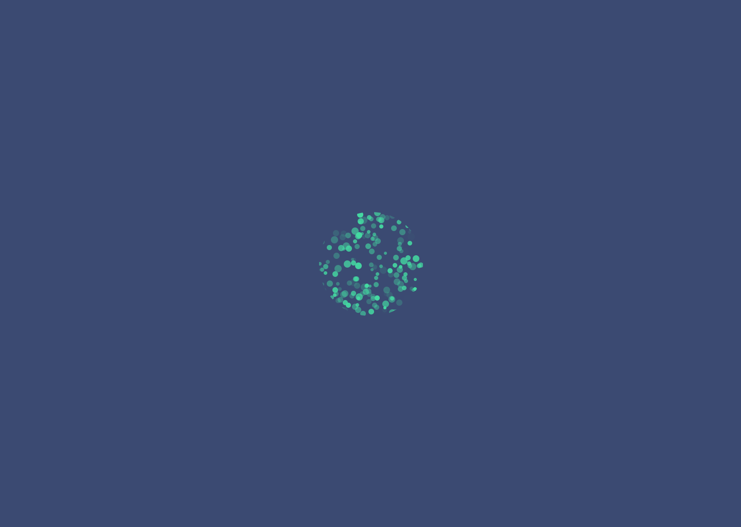 Sphere made with particles in Sketch and Looper