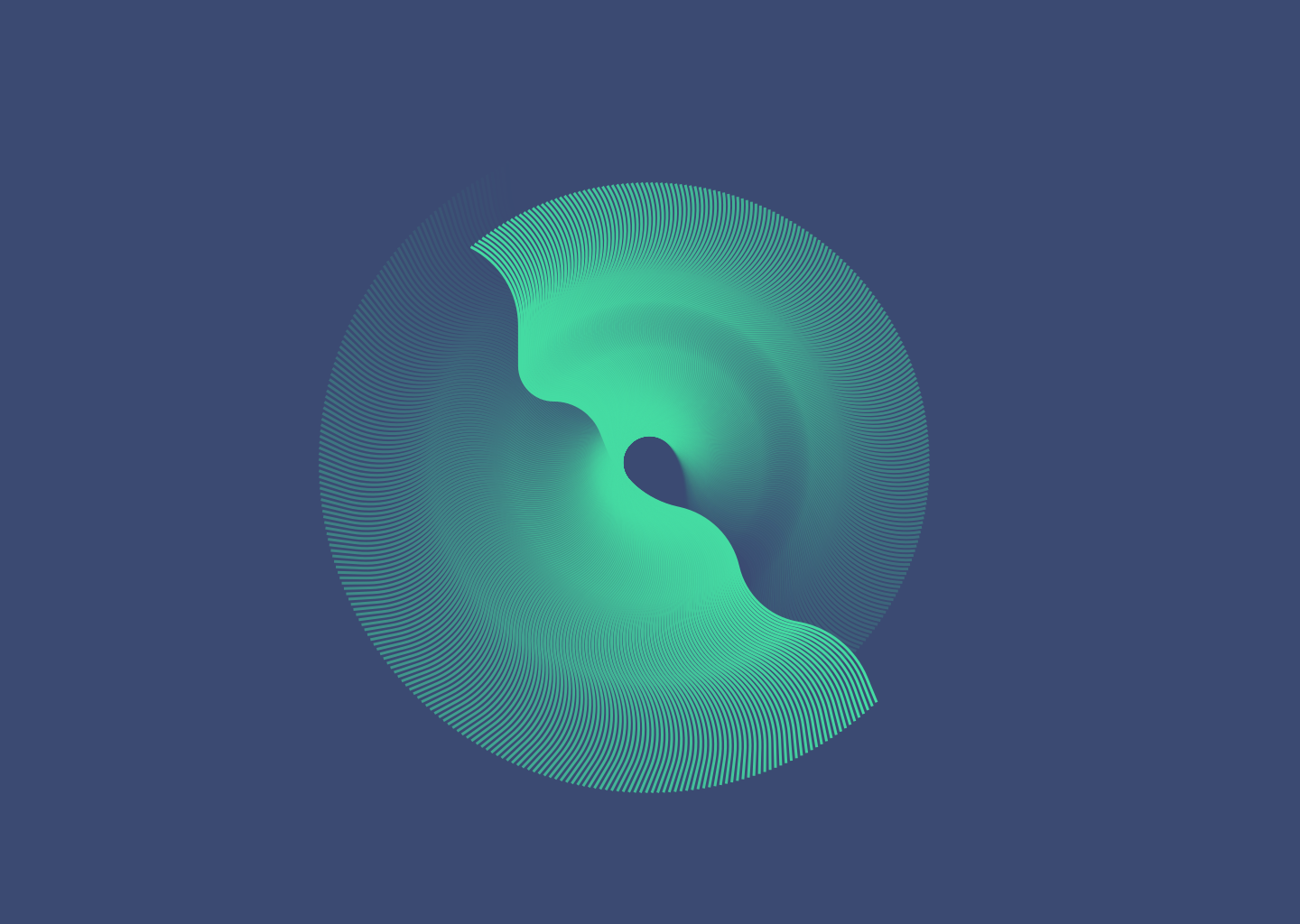 Deep Sea creature illustrated with Sketch and Looper