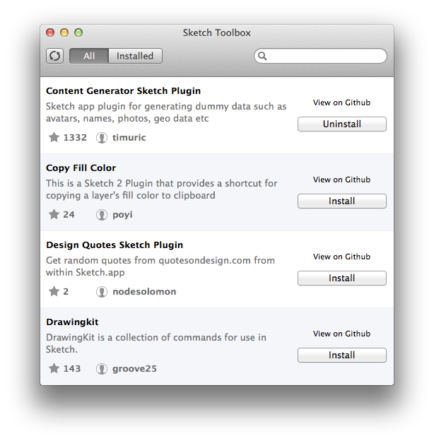 Sketch Toolbox plugin