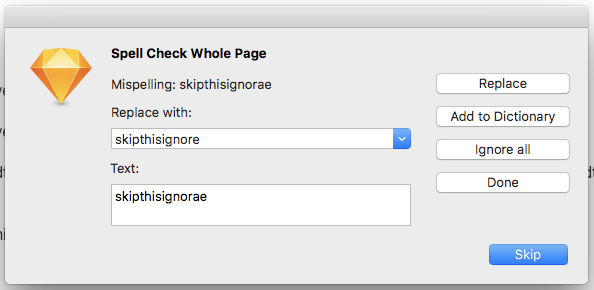 Spellcheck All Layers Sketch plugin