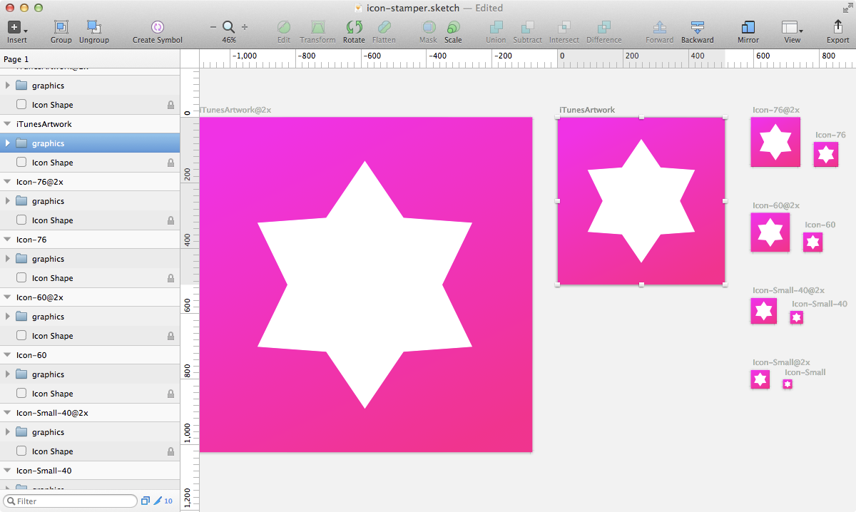 Icon Stamper Sketch plugin