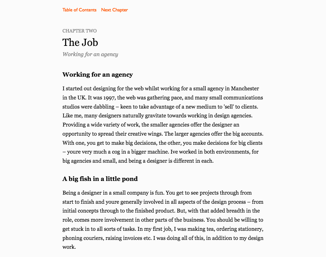 Designing for the Web — Mark Boulton