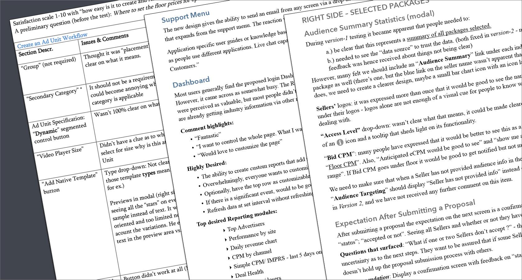 Usability testing reports are also UX deliverables as part of the UX design process