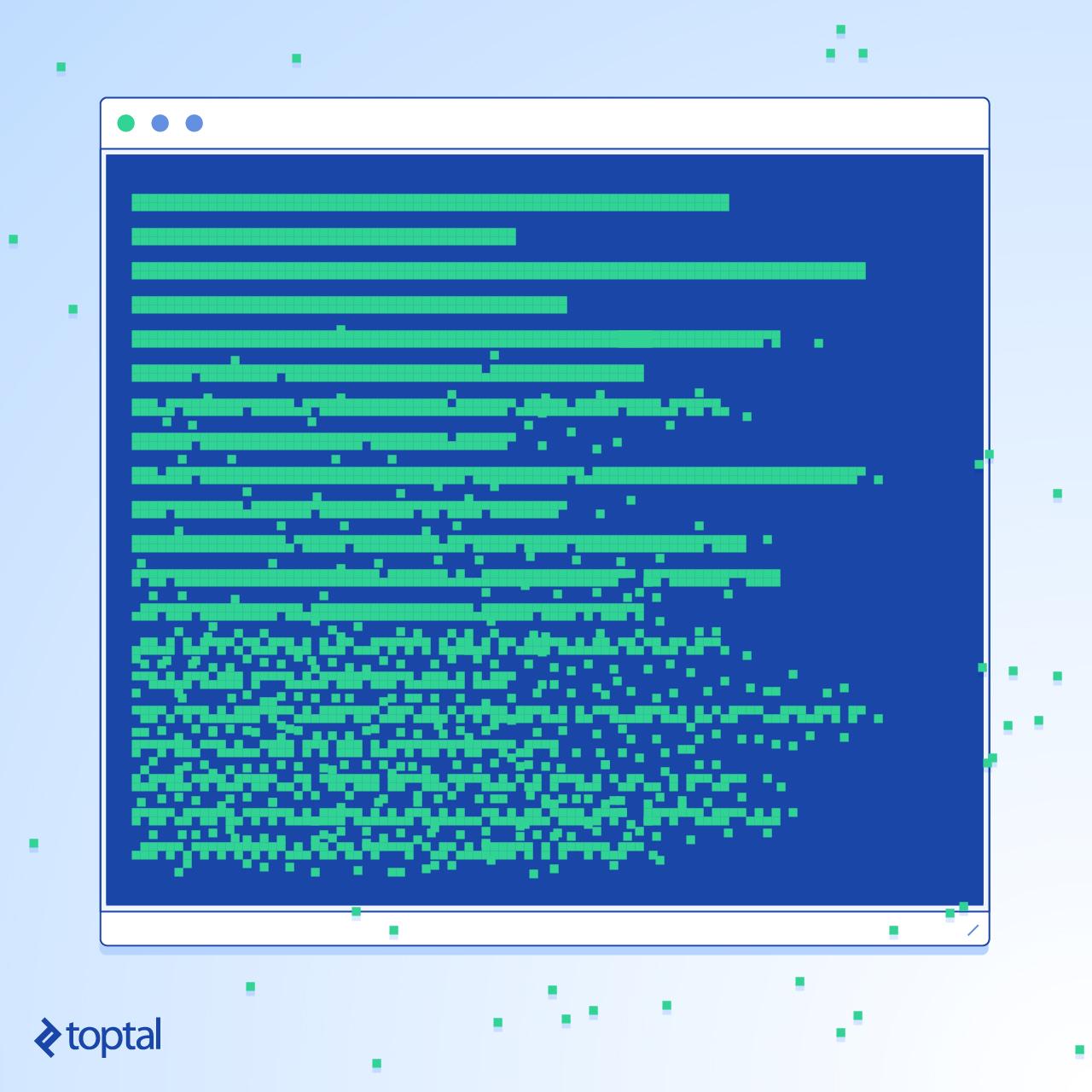Image of horizontal lines, growing more chaotic and less line-like with each iteration