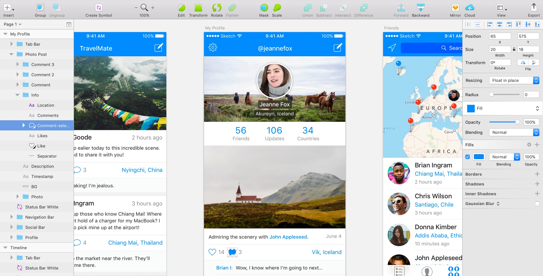 Sketch User Interface
