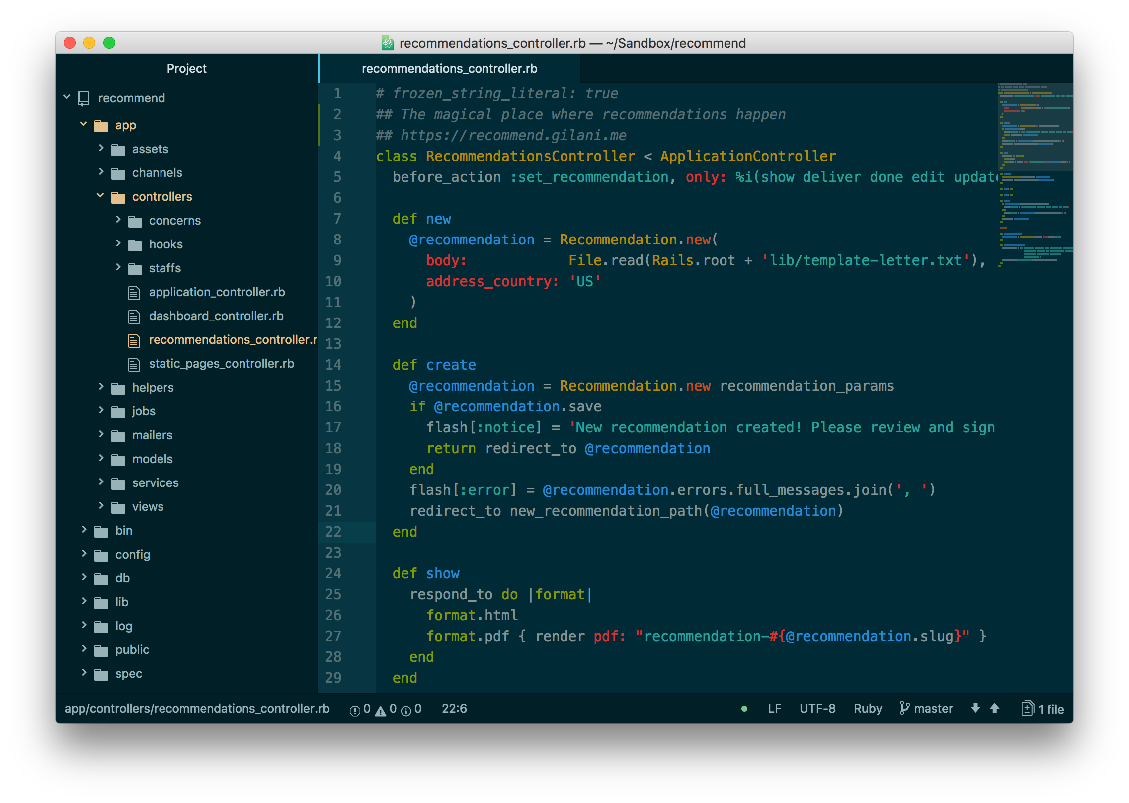 El Editor de Código del Desarrollador de Toptal Amin Shah Gilani por Atom