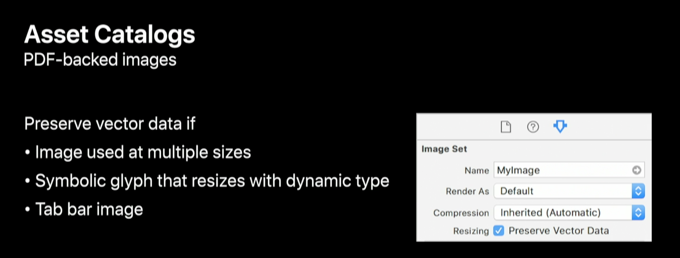 iOS UI design tutorial: Vector scaling example
