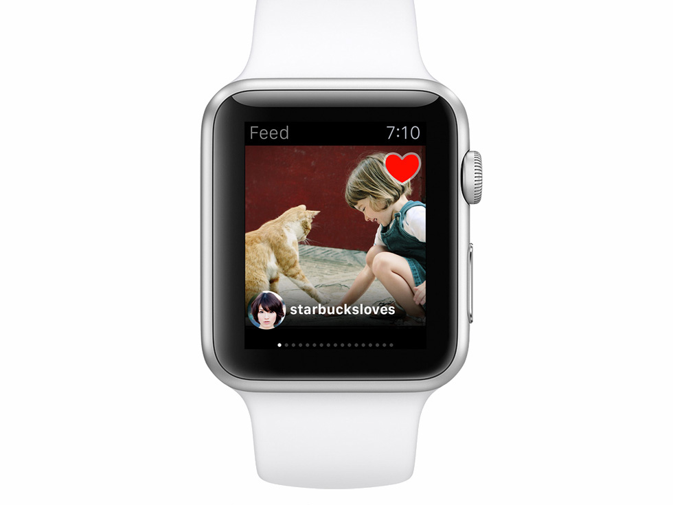 Instagram on smartwatch using real data API in Framer