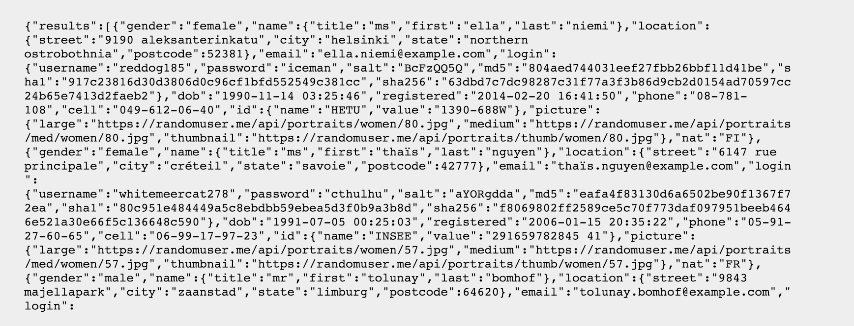 Unformated JSON file in Chrome