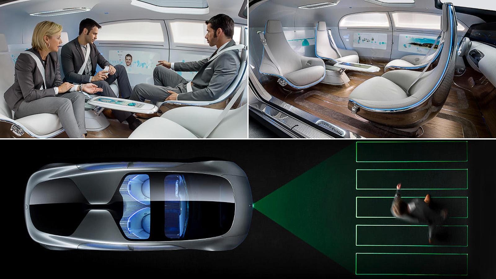 Mercedes-Benz F 015 driverless Luxury car