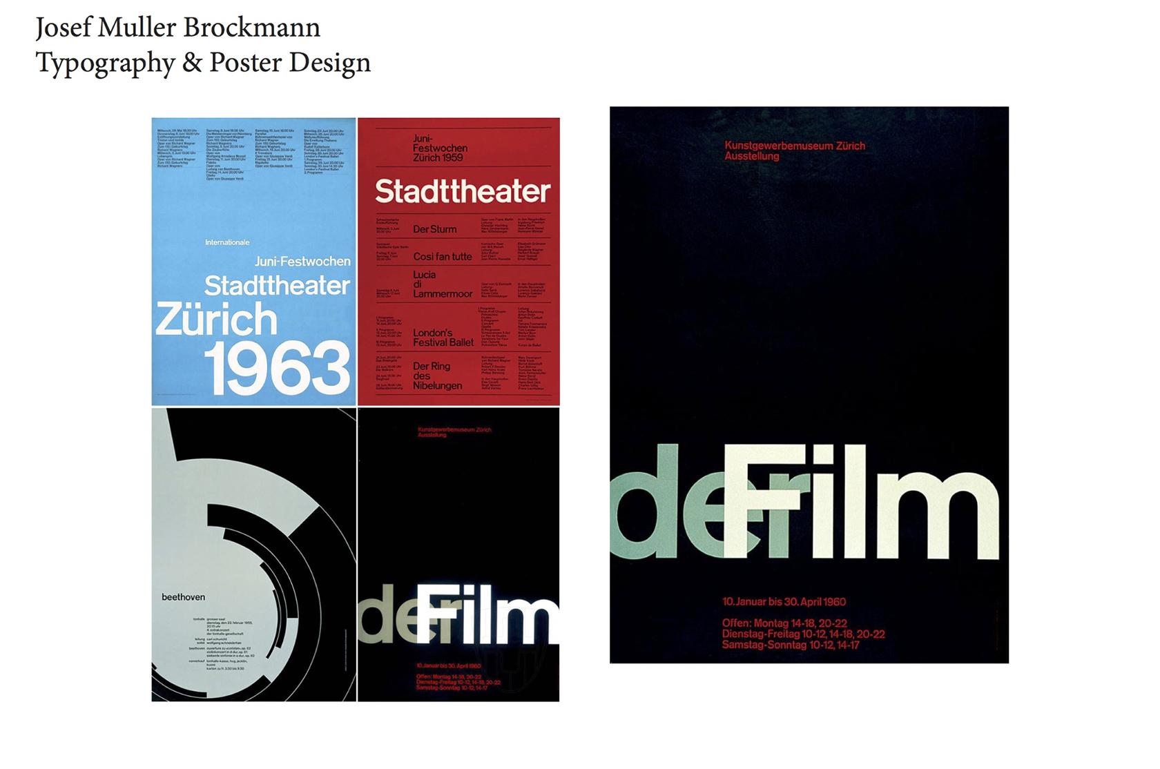 Josef Muller Brockmann posters