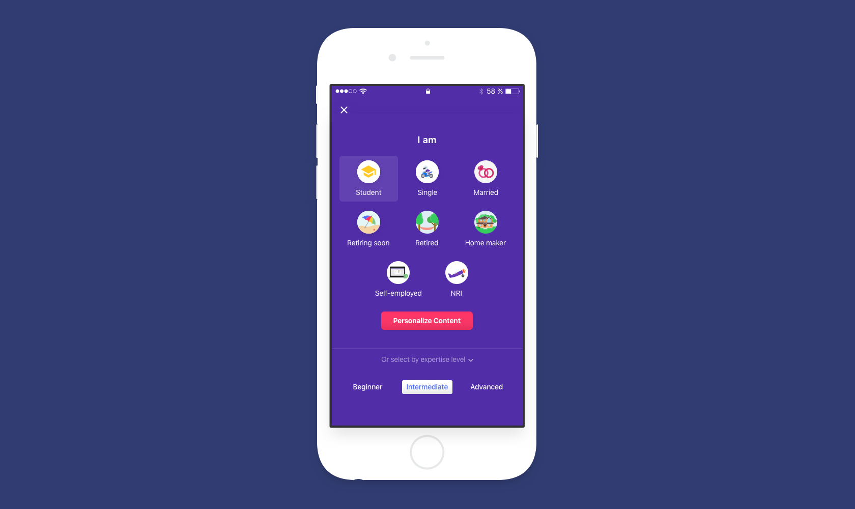 Guides and education are critical for financial app design