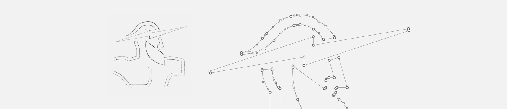 Logo development: digital refinement of a logotype