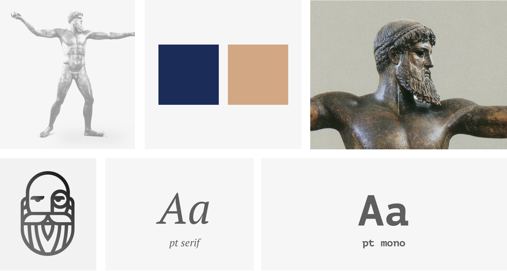 Brand moodboard starting the logo design process