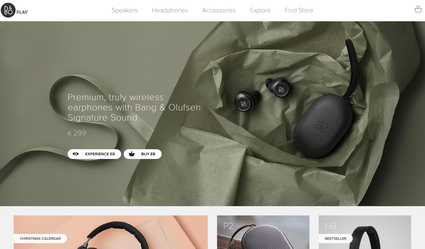 e-commerce ux design for a landing page