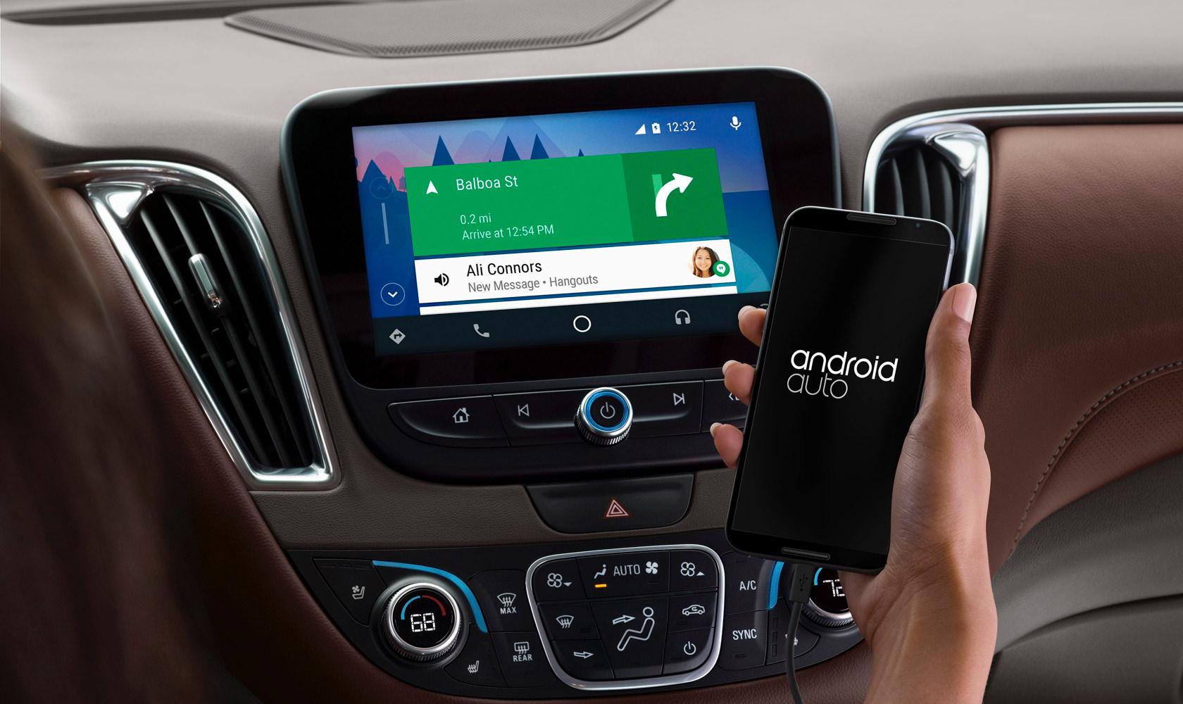Android Auto voice app and voice user interface