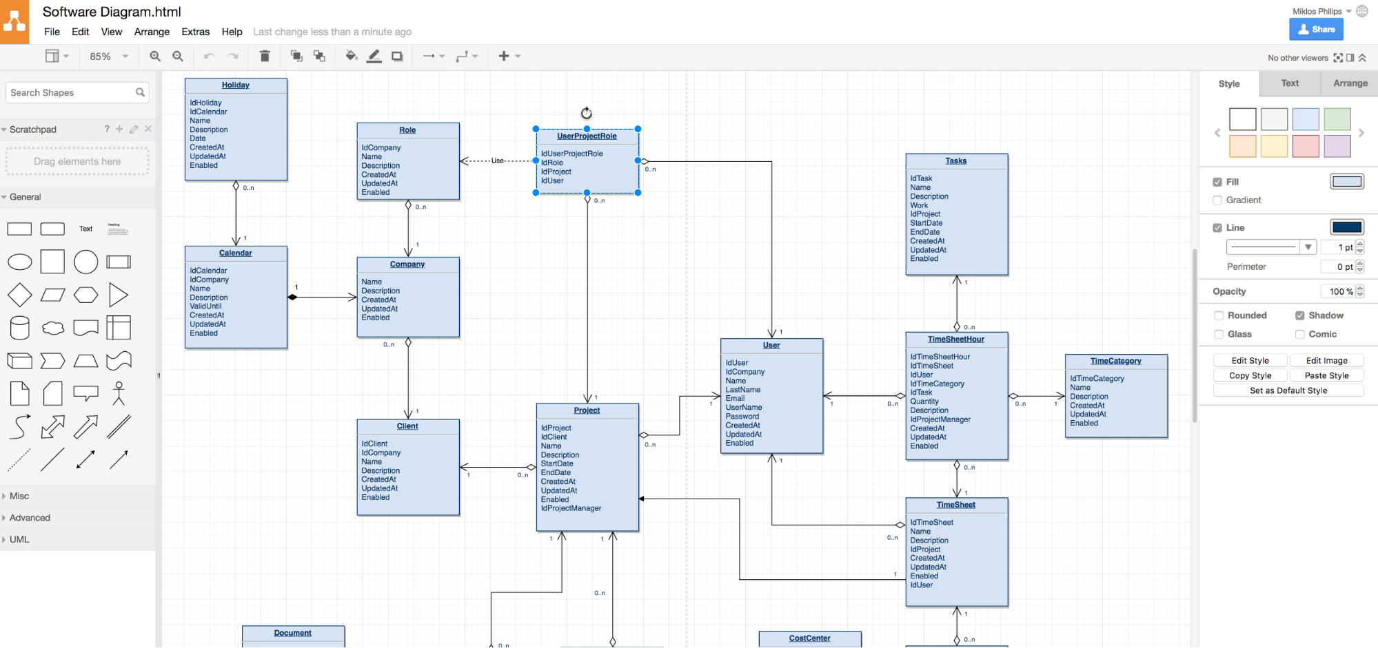 draw.io an online tool for building information architecture