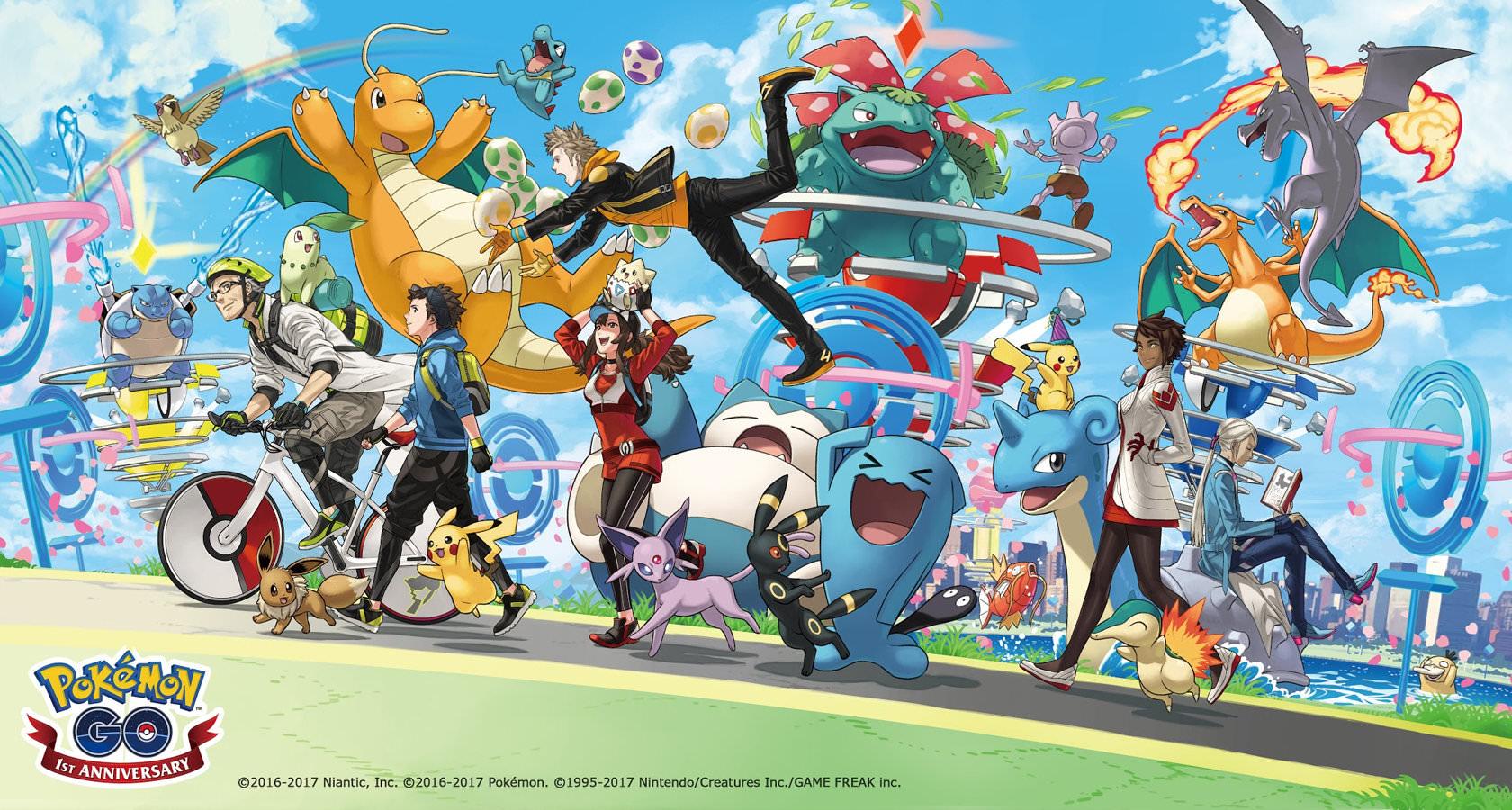 Gamification design of Pokémon Go