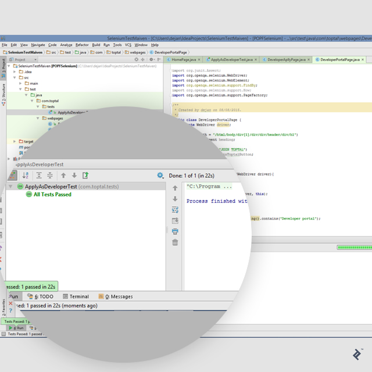 selenium testing example