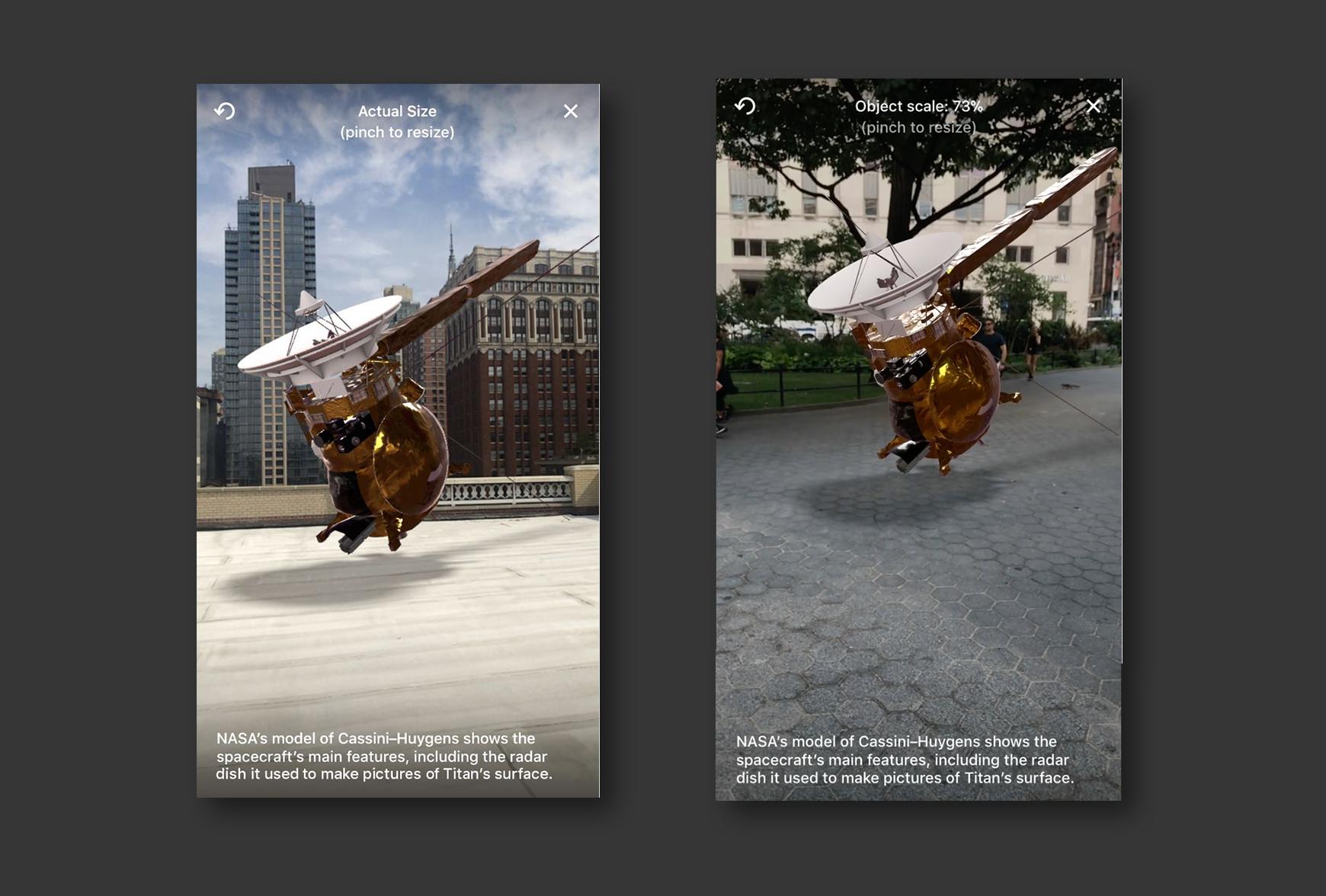 dynamic app design: AR application in news content