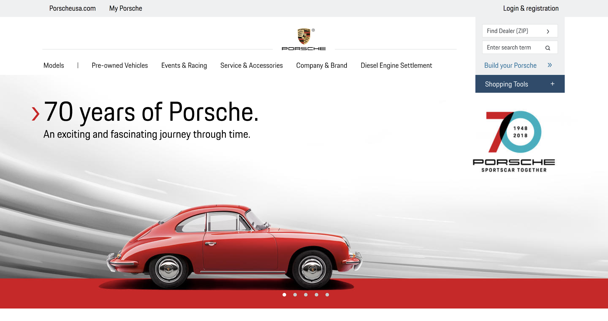 porsche homepage emotional branding strategy