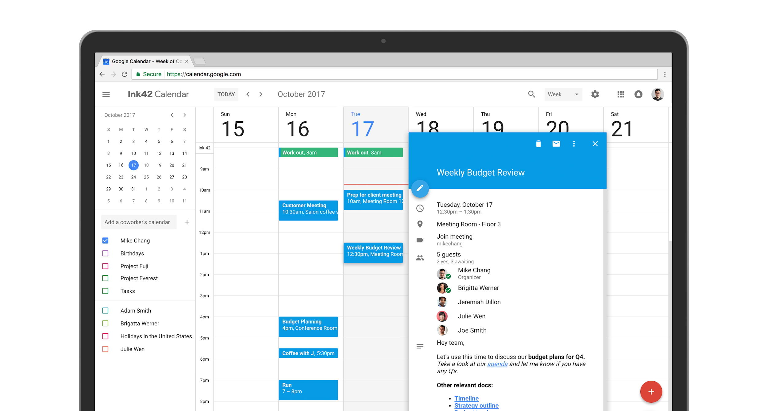 Google Calendar redesign adjusting users