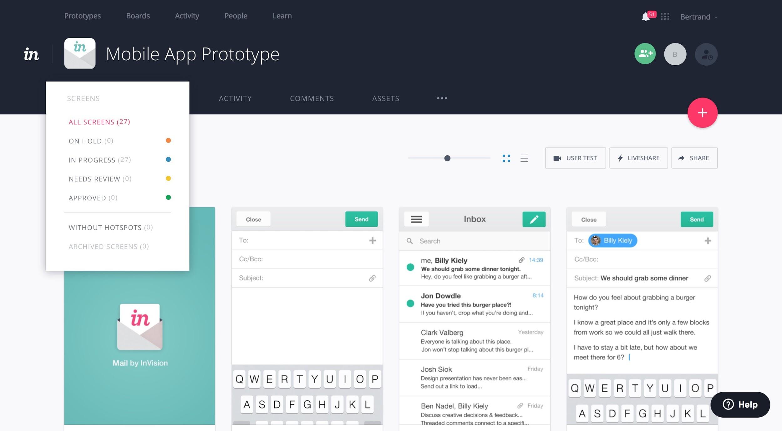One of the best UX tools: InVision