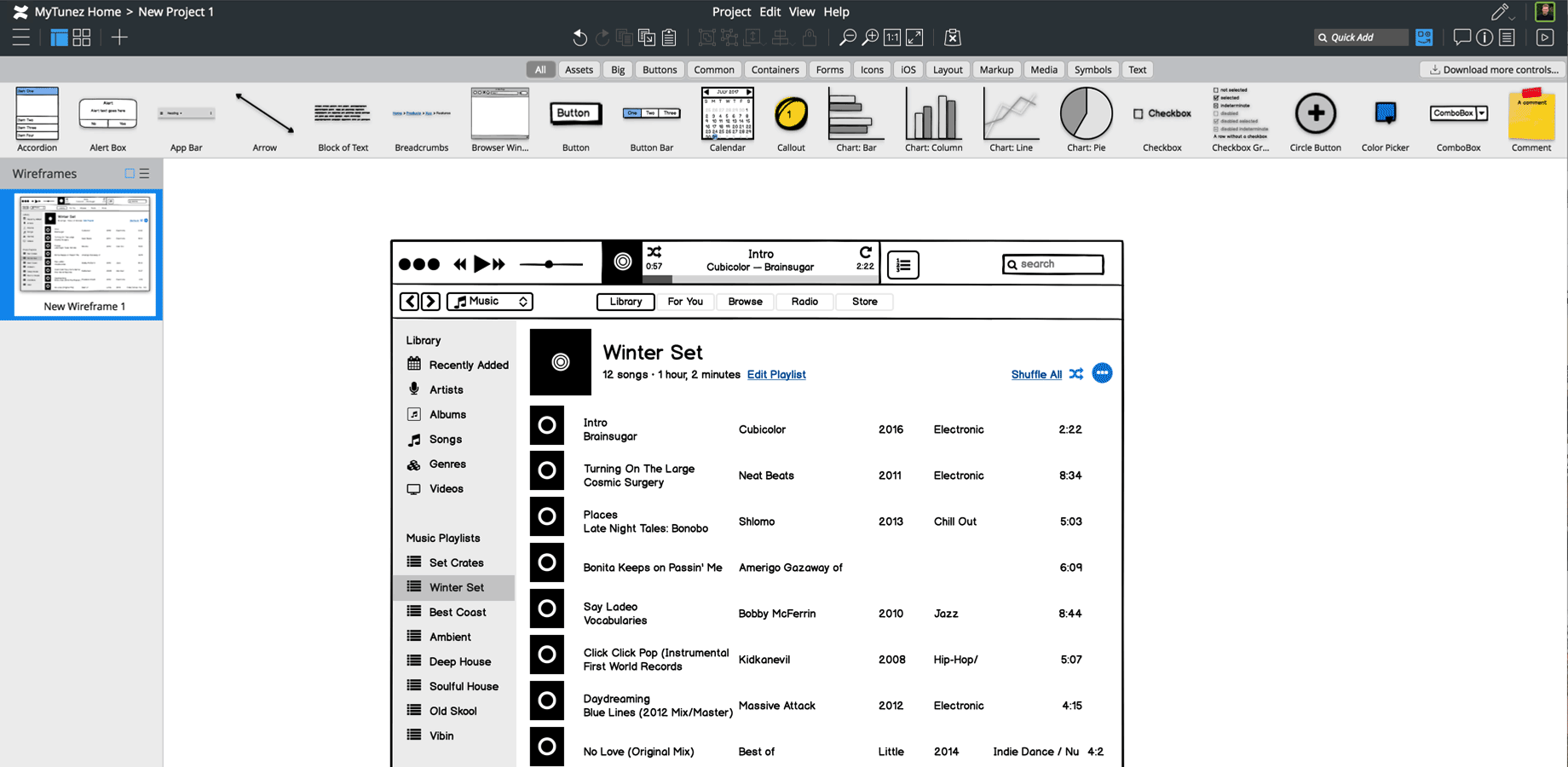 Balsamiq is one of the best UX tools for creating low-fidelity wireframes.