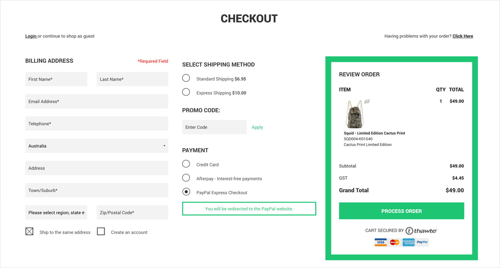 E-commerce UX: designing an e-commerce checkout