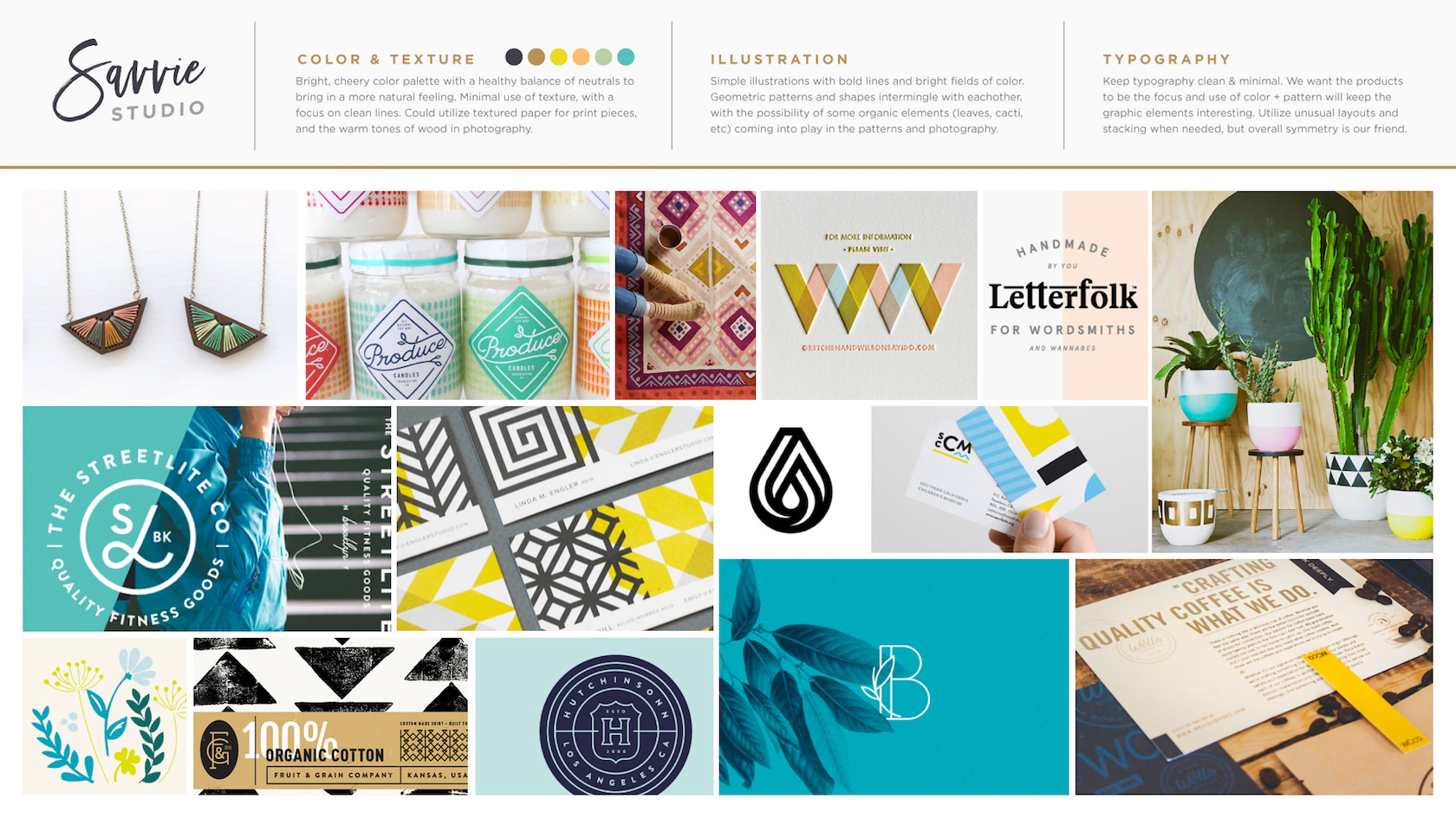 Including explanations on a mood board lends clarity