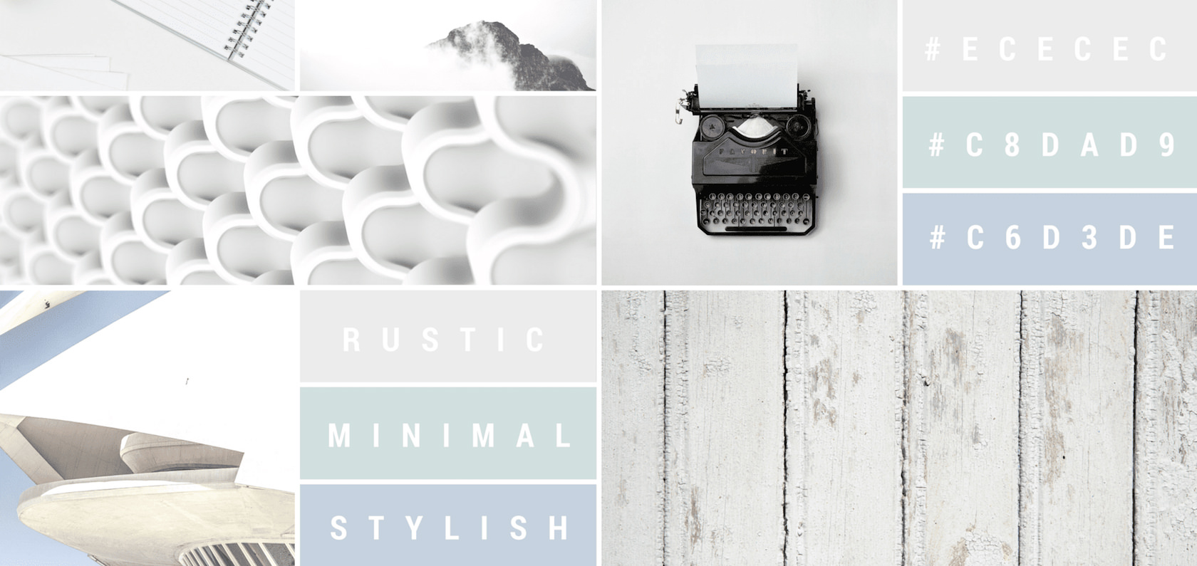 Mood boards layouts don